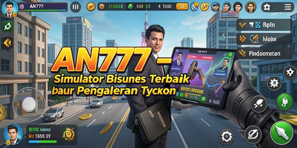 Tangkapan layar AN777 menunjukkan gameplay Tycoon yang dinamis dan menyenangkan.