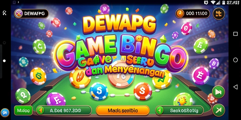 Tampilan gameplay seru DEWAPG dengan fitur Bingo.