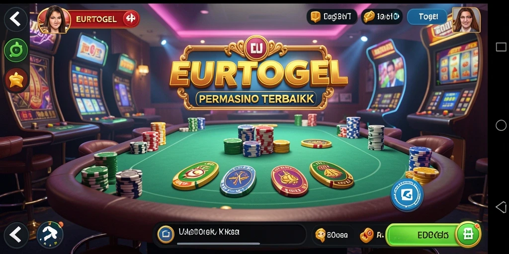Tampilan gameplay EUROTOGEL yang menarik dan mudah dipahami.