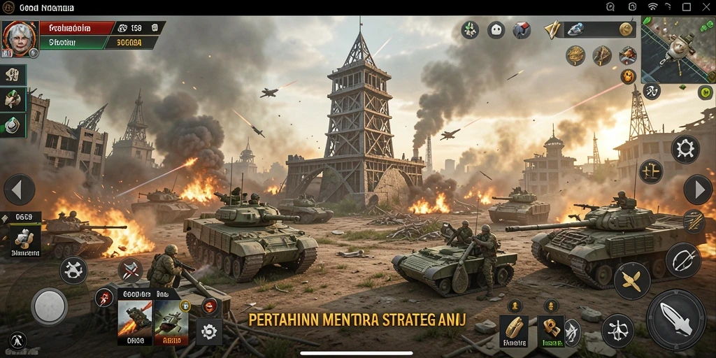 Tampilan gameplay G668 yang seru dan menantang dalam Tower Defense.
