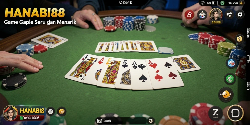 Tampilan menarik dari gameplay HANABI88 yang seru.