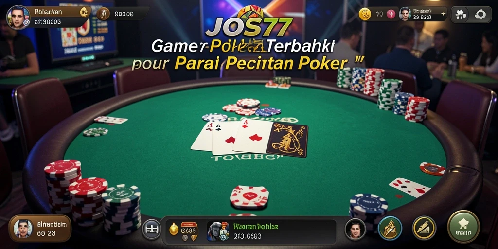 Gameplay seru di JOS77 dengan teman-teman dalam permainan poker.