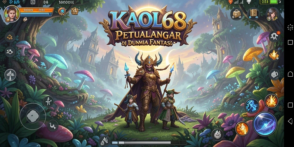 Tampilan gameplay KAOL68 yang menawan dengan petualangan seru.