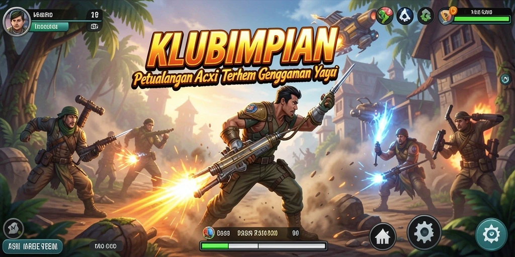Tampilan menegangkan dari gameplay KLUBIMPIAN yang mendebarkan.