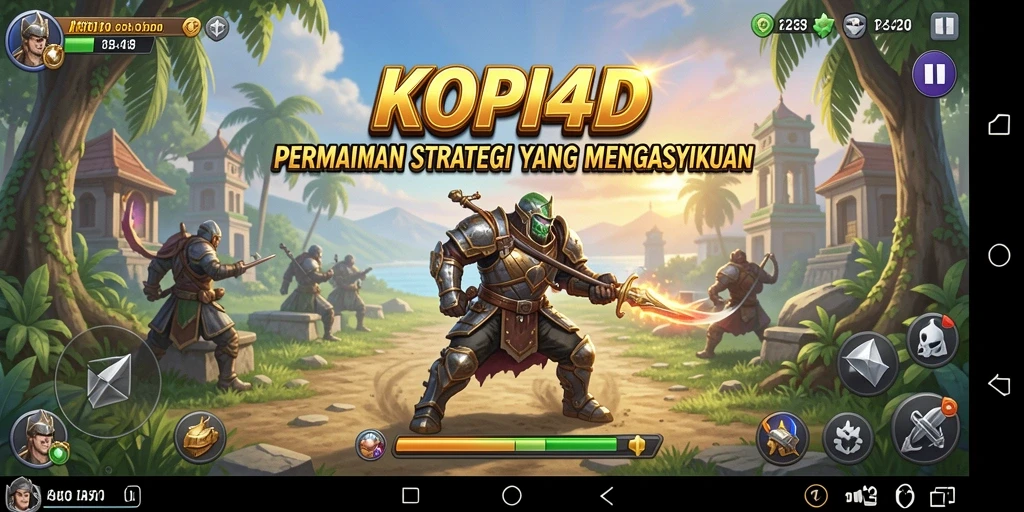 Tampilan gameplay menarik di KOPI4D dengan aksi strategi.