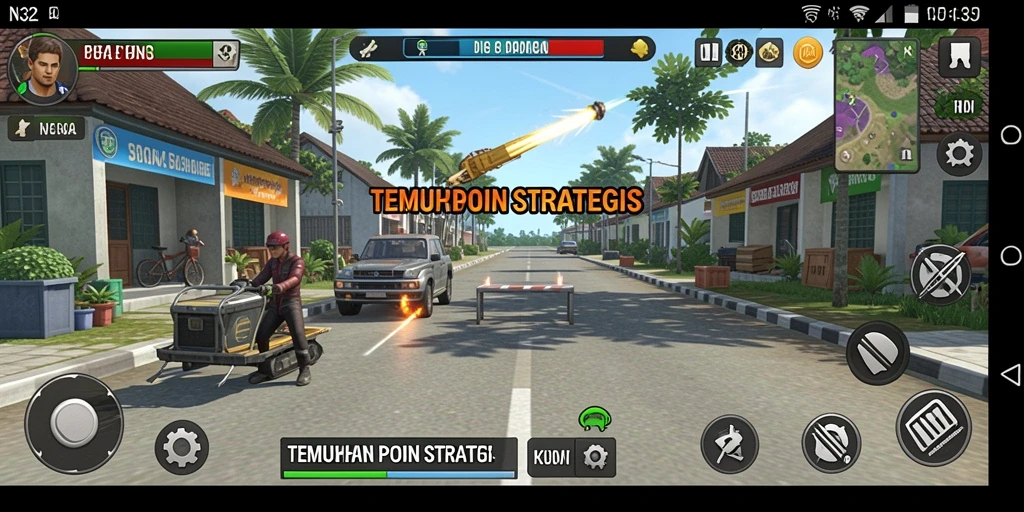 Screenshot N32 menampilkan aksi menembak yang mendebarkan dalam permainan TPS.
