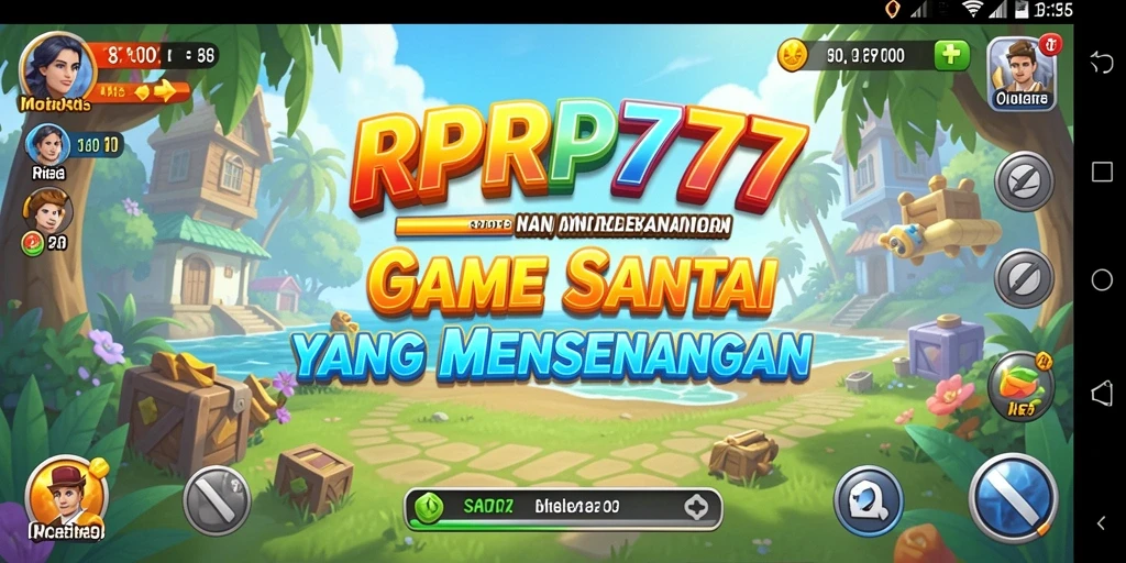 Tampilan gameplay RPRP777 yang menyenangkan dan menenangkan.