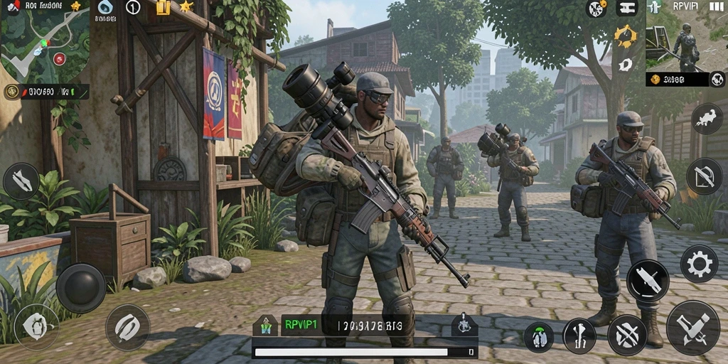 Tangkapan layar gameplay RPVIP1 dengan aksi simulasi yang mendalam.