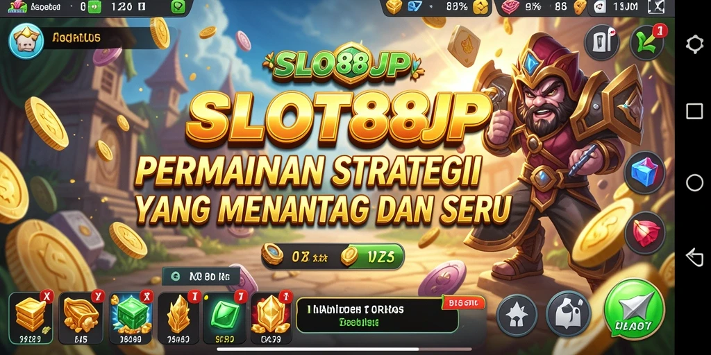 Screenshot gameplay <strong>SLOT88JP</strong> menunjukkan aksi strategi yang seru dan menantang.